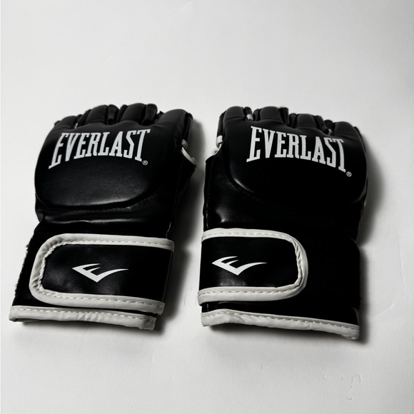 Everlast Black and White Training Gloves Size S - Picture 4 of 6